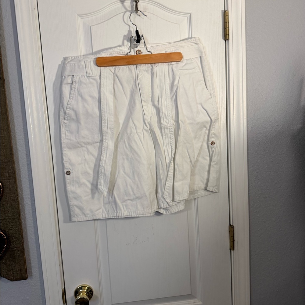 White Stag Women's White Bermuda Shorts